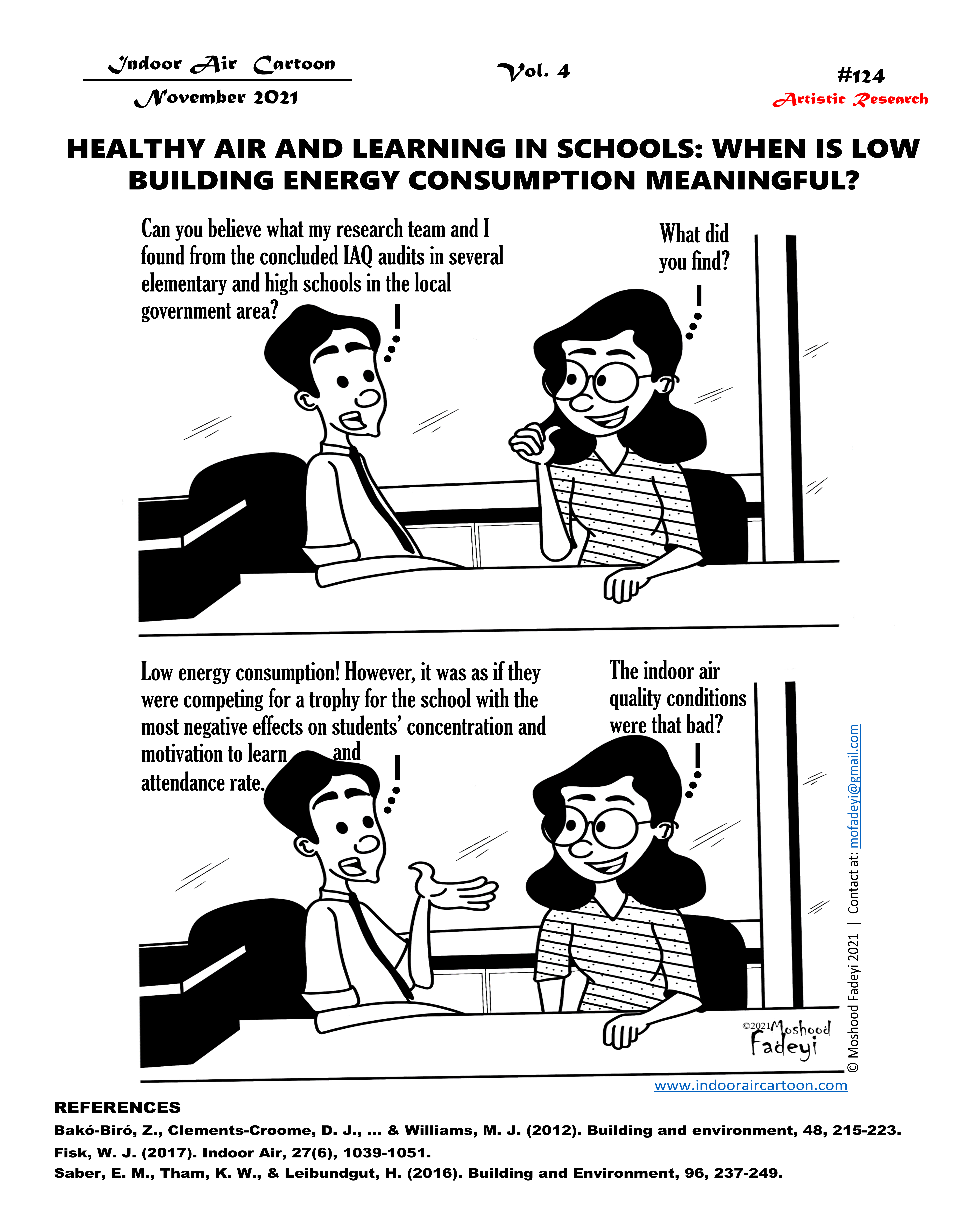 Healthy air and learning in schools: When is low building energy consumption meaningful?